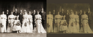 Nana's Wedding Photo Restoration